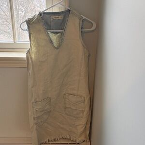 Light wash denim dress